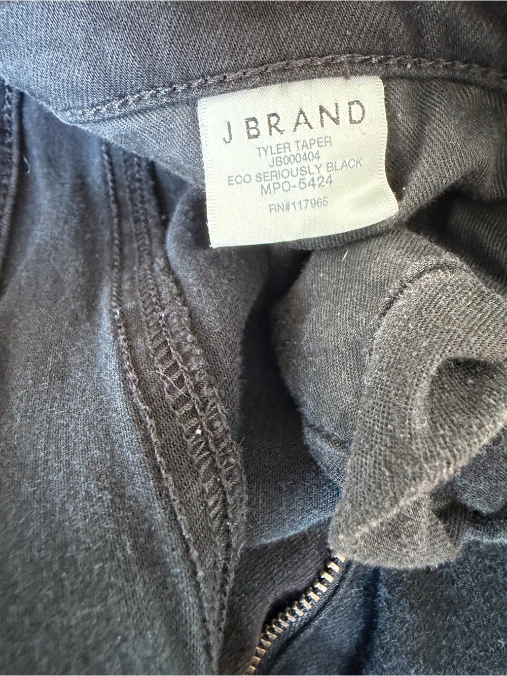J Brand Tyler Taper Men’s Jeans — Eco Seriously Black